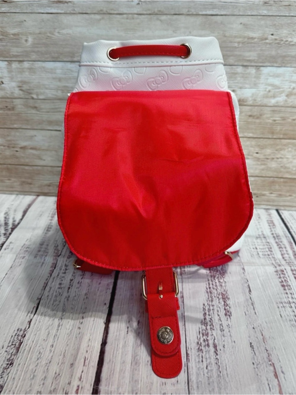 Hello Kitty Drawstring Backpack Purse - Picture 8 of 15